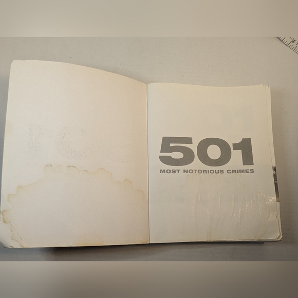 501 Most Notorious Crimes Paperback Book Crime Genre Acceptable Condition - Picture 5 of 11